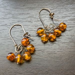 Vintage Amber Earrings